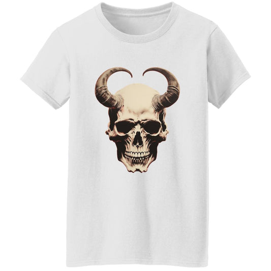 Oversized T-Shirt Horned Skull