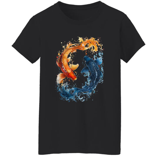 Oversized T-Shirt Koi Fish