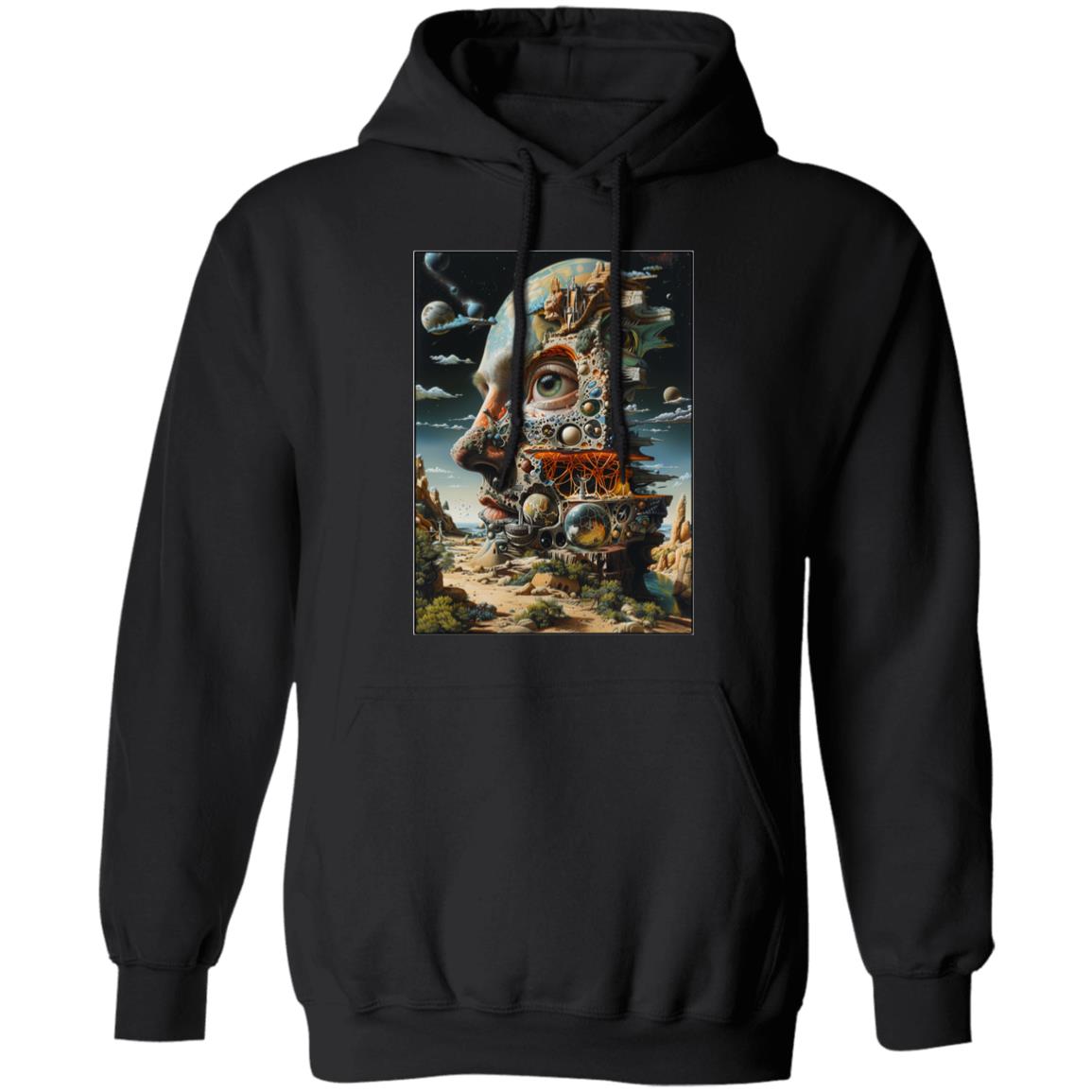 Pullover Hoodie Alien Monument Surrealism