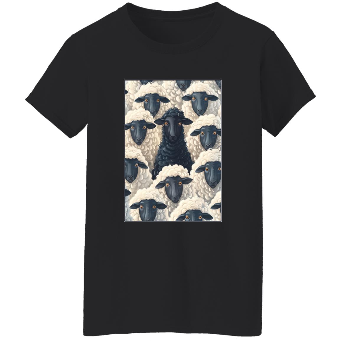 Oversized T-Shirt Black Sheep