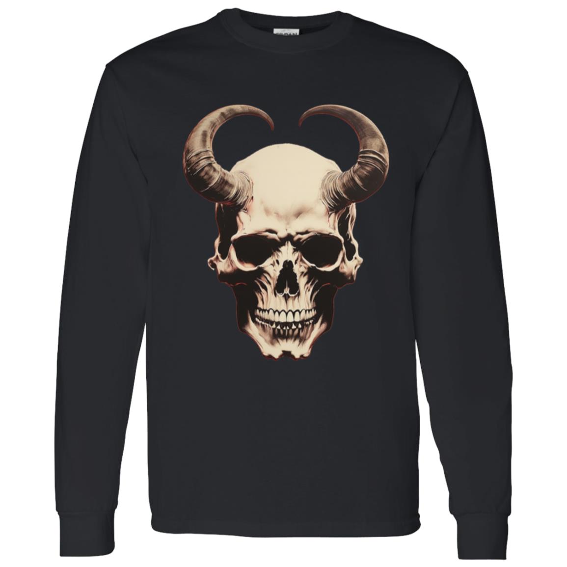 LS T-Shirt Horned Skull