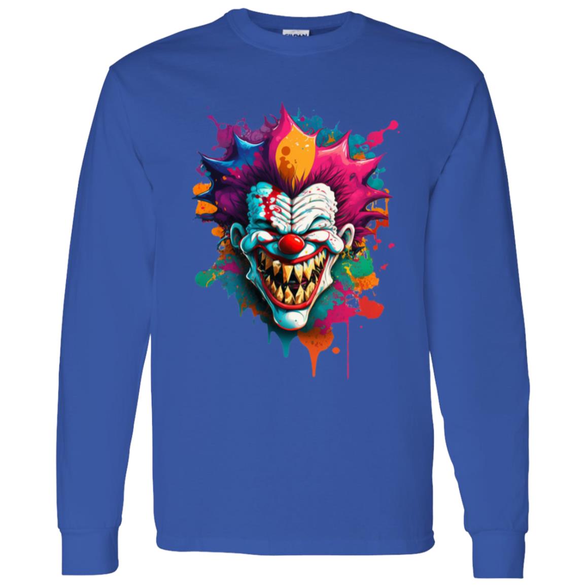 LS T-Shirt Paint Splatter Clown