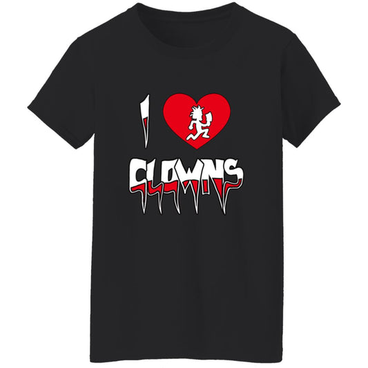 Oversized T-Shirt I Love Clowns