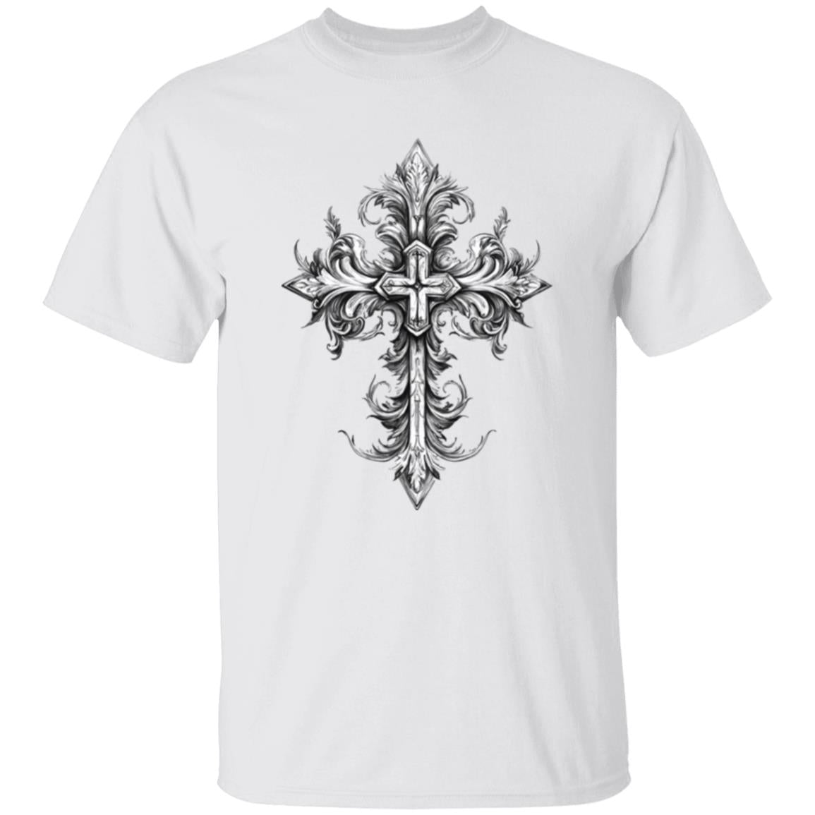Oversized T-Shirt Ornate Cross