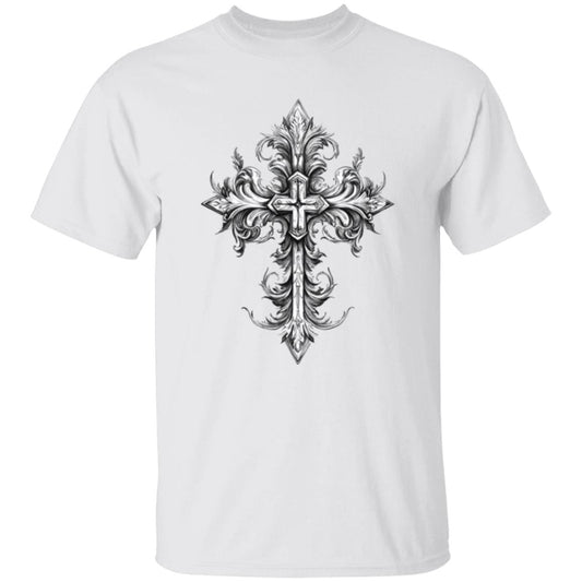 Oversized T-Shirt Ornate Cross