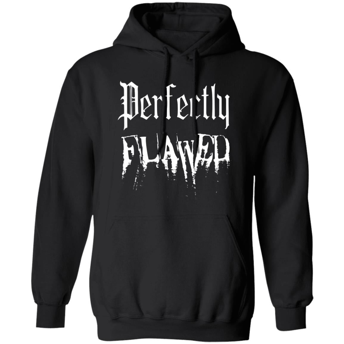 Pullover Hoodie Perfectly Flawed (White)
