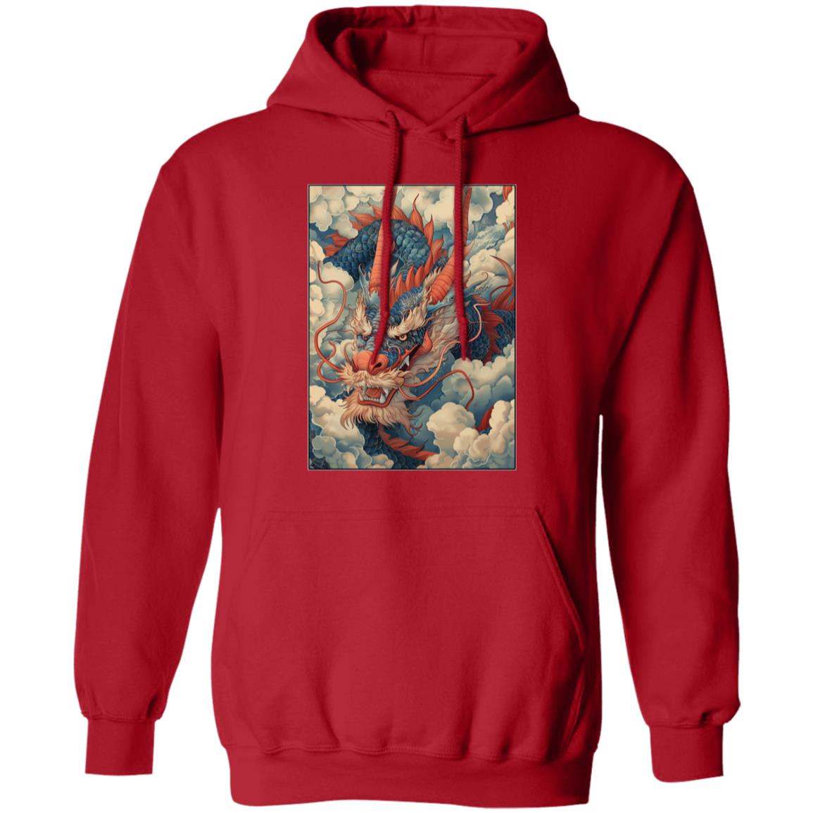Pullover Hoodie Chinese Dragon