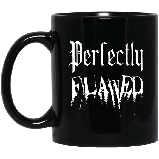 11oz Black Mug Perfectly Flawed