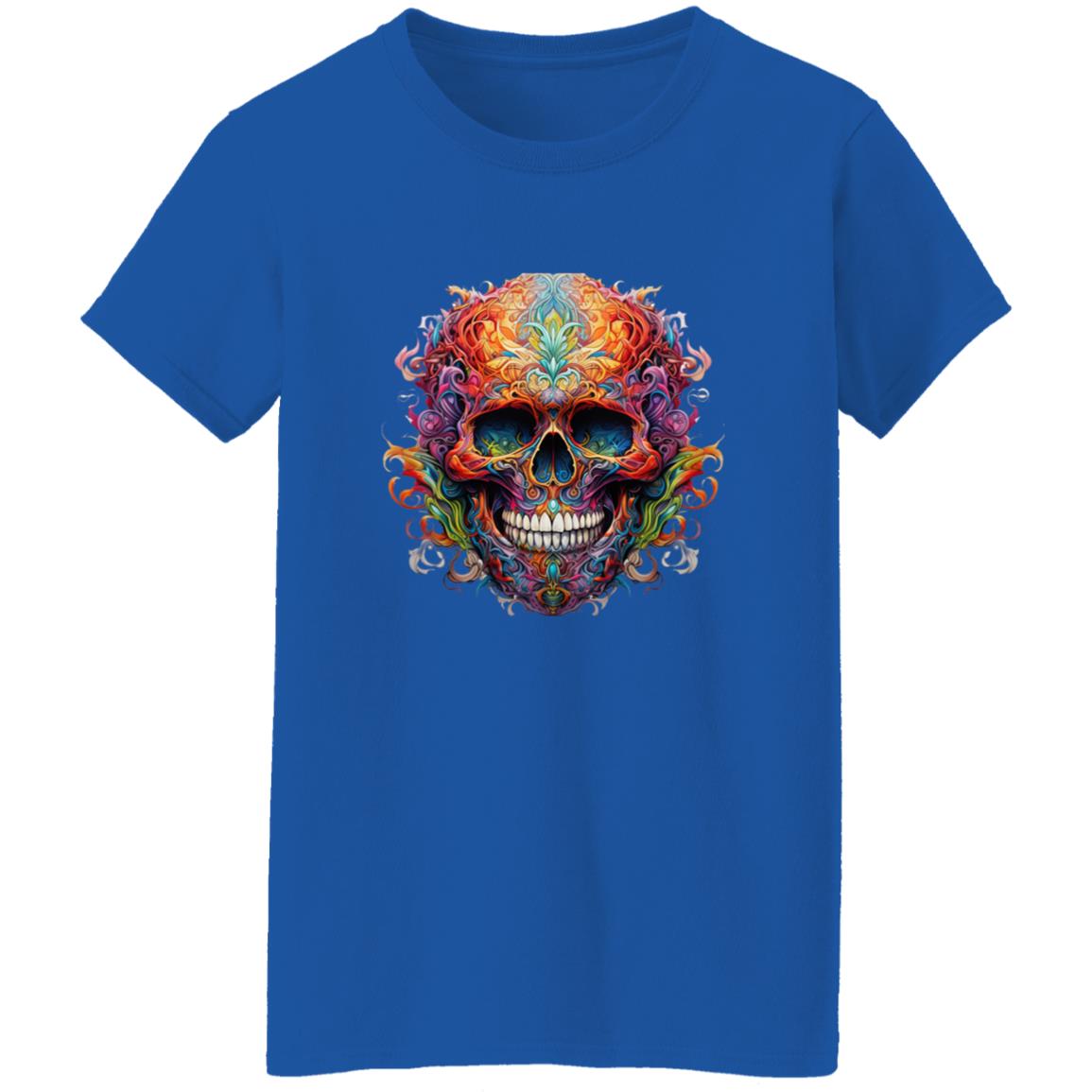 Oversized T-Shirt Ornamental Skull