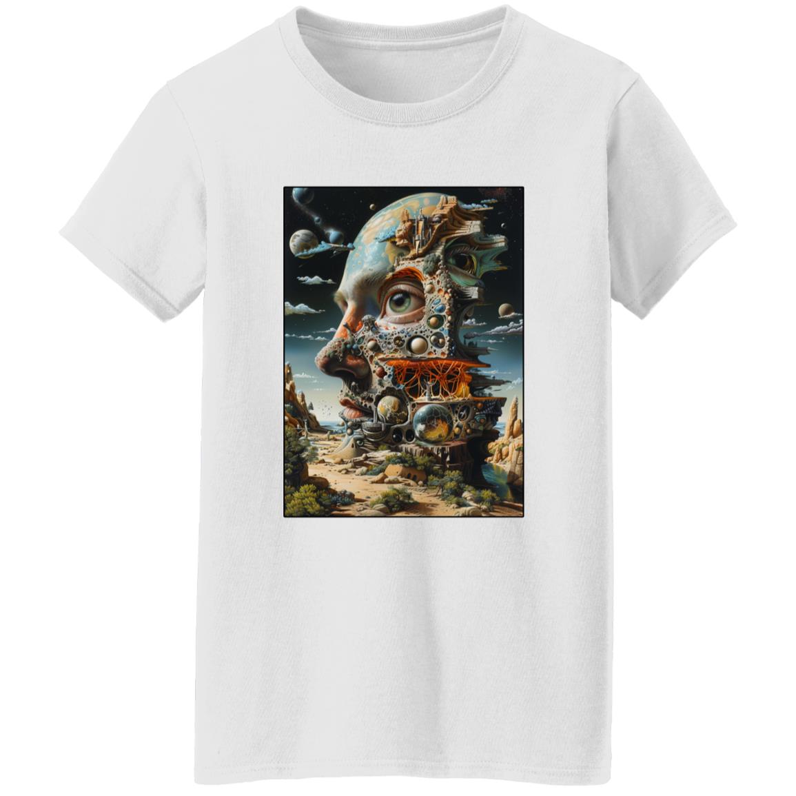 Oversized T-Shirt Alien Monument Surrealism