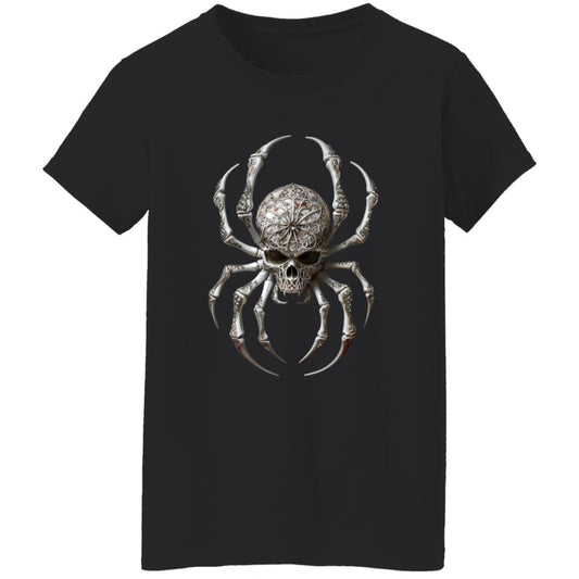Oversized T-Shirt Ornamental Skull Spider