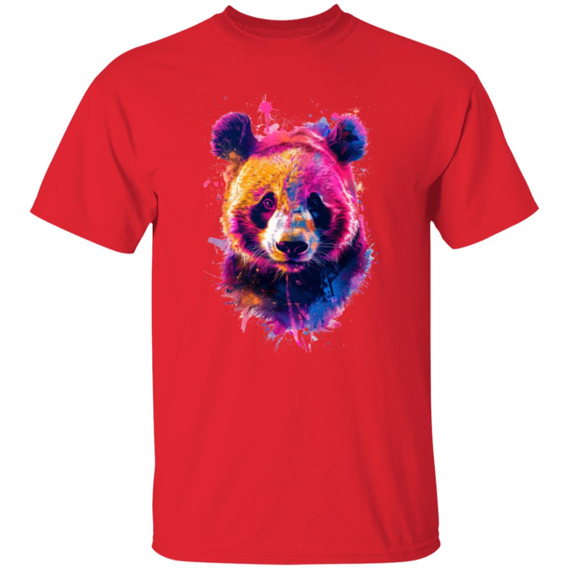 Oversized T-Shirt Abstract Panda