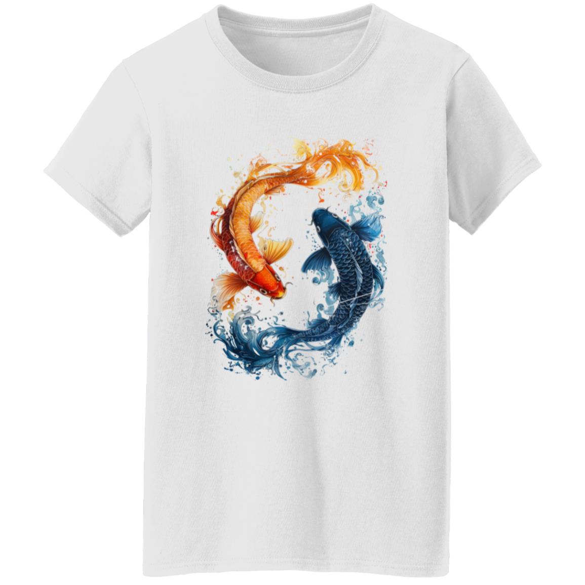 Oversized T-Shirt Koi Fish