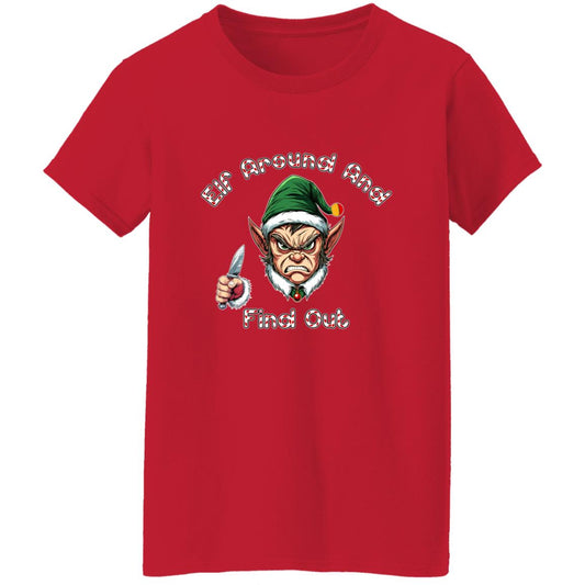 Oversized T-Shirt Elf Around And Find Out