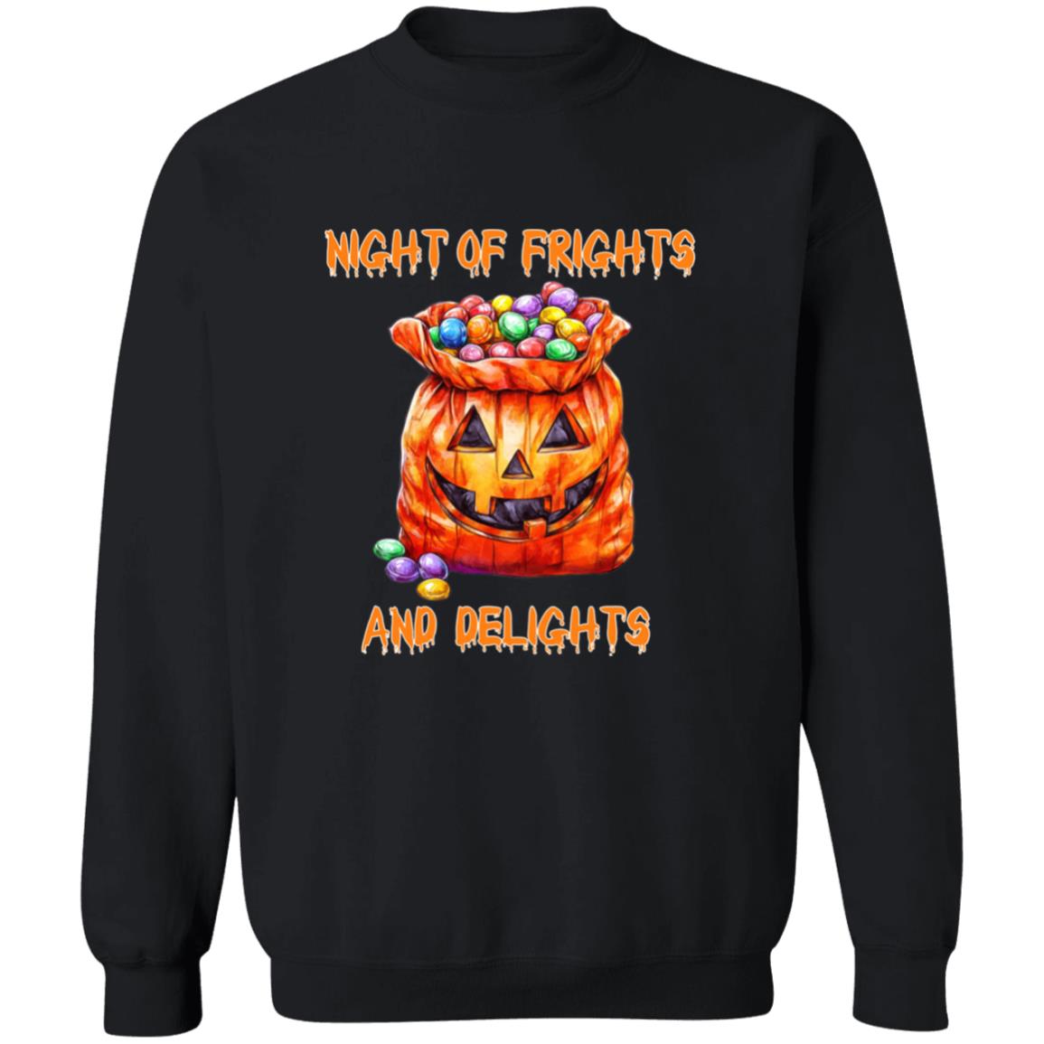 Pullover Sweatshirt Night Of Frights And Delights