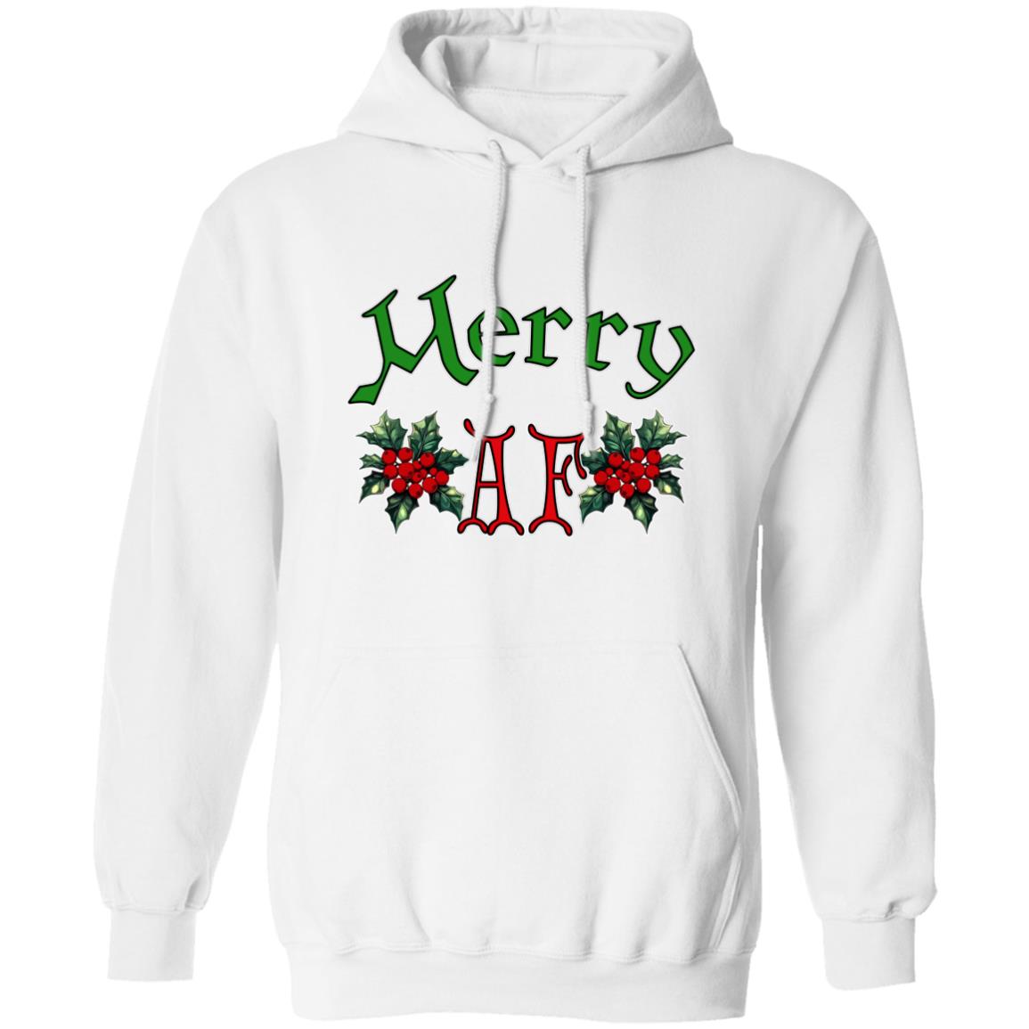 Pullover Hoodie Merry AF