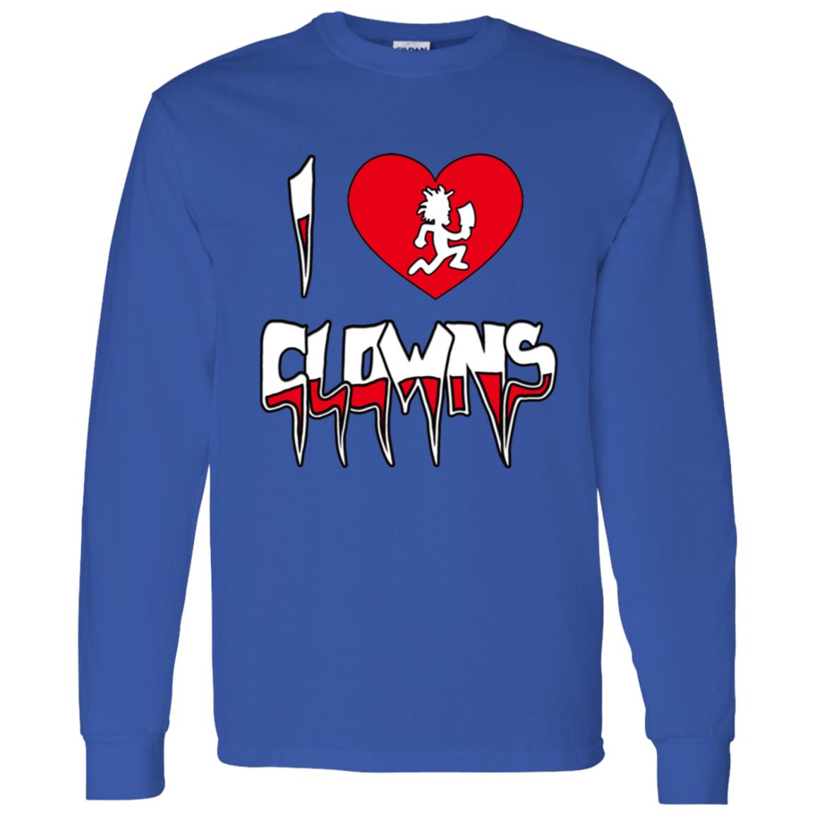 LS T-Shirt I Love Clowns