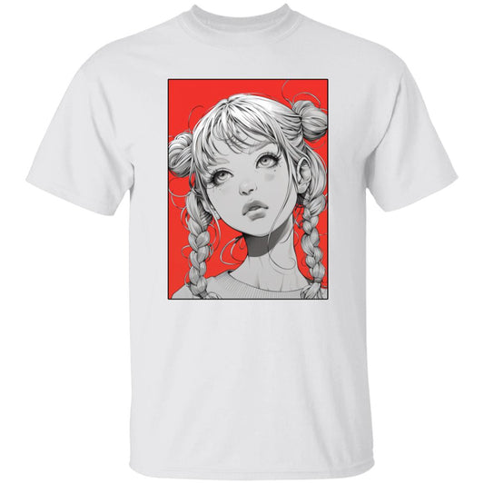 Oversized T-Shirt Anime Pigtail Girl