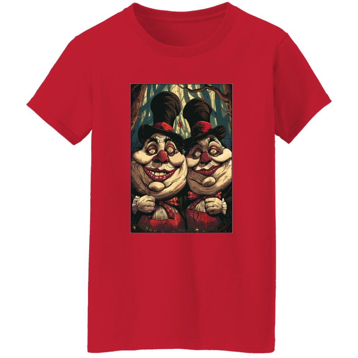 Oversized T-Shirt Tweedle Dee & Tweedle Dum