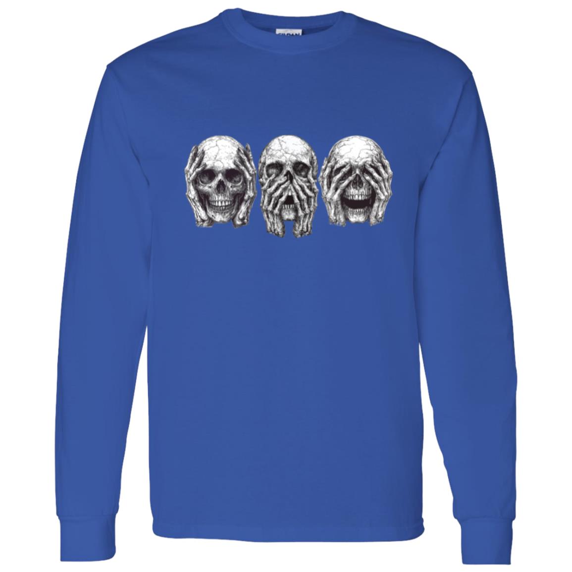 LS T-Shirt Hear No Evil Speak No Evil See No Evill