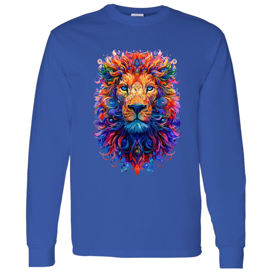 LS T-Shirt Psychedelic Lion