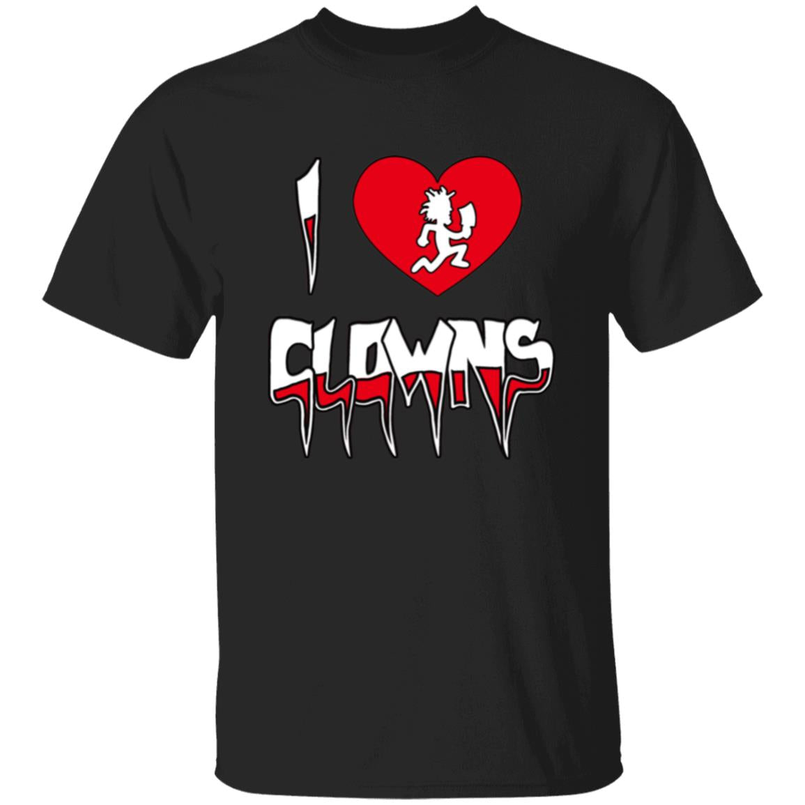 Oversized T-Shirt I Love Clowns