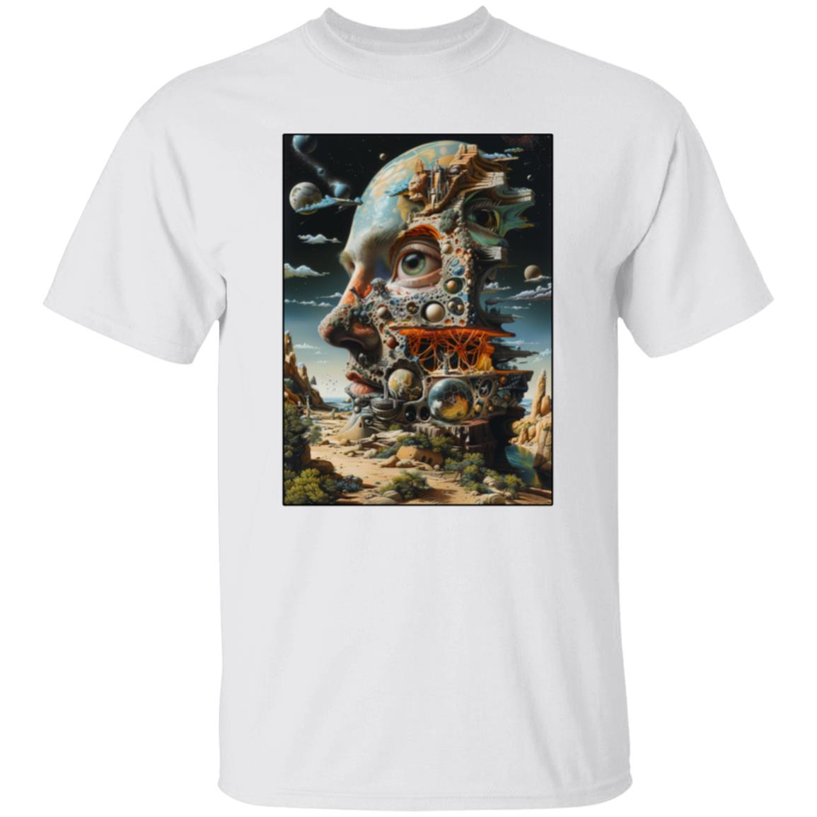 Oversized T-Shirt Alien Monument Surrealism