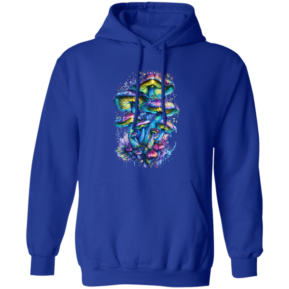 Pullover Hoodie Colorful Mushroom Cluster