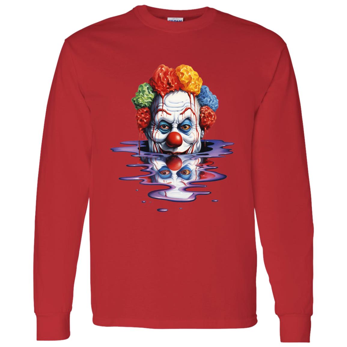 LS T-Shirt Submerged Clown