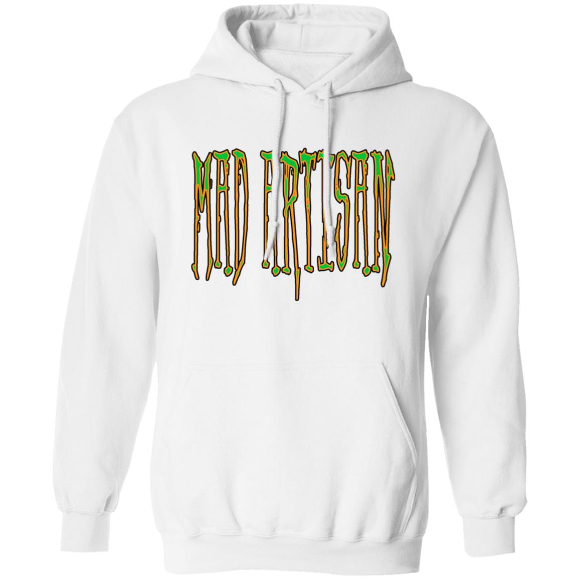 Pullover Hoodie Mad Artisan Green Logo