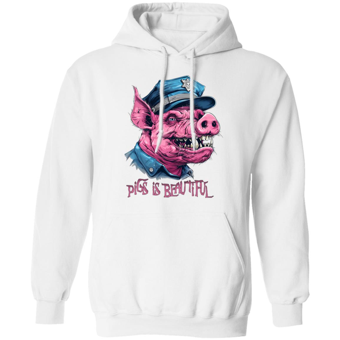 Pullover Hoodie Pigs Is Beautiful