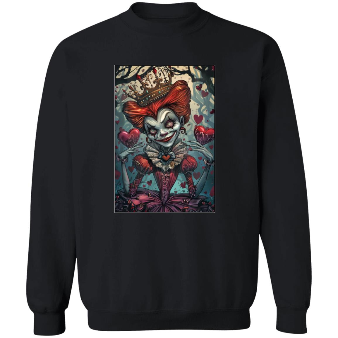 Pullover Sweatshirt Queen Of Hearts