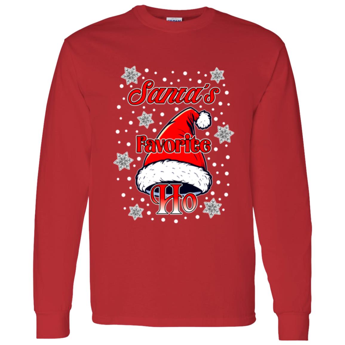 LS T-Shirt Santa's Favorite Ho