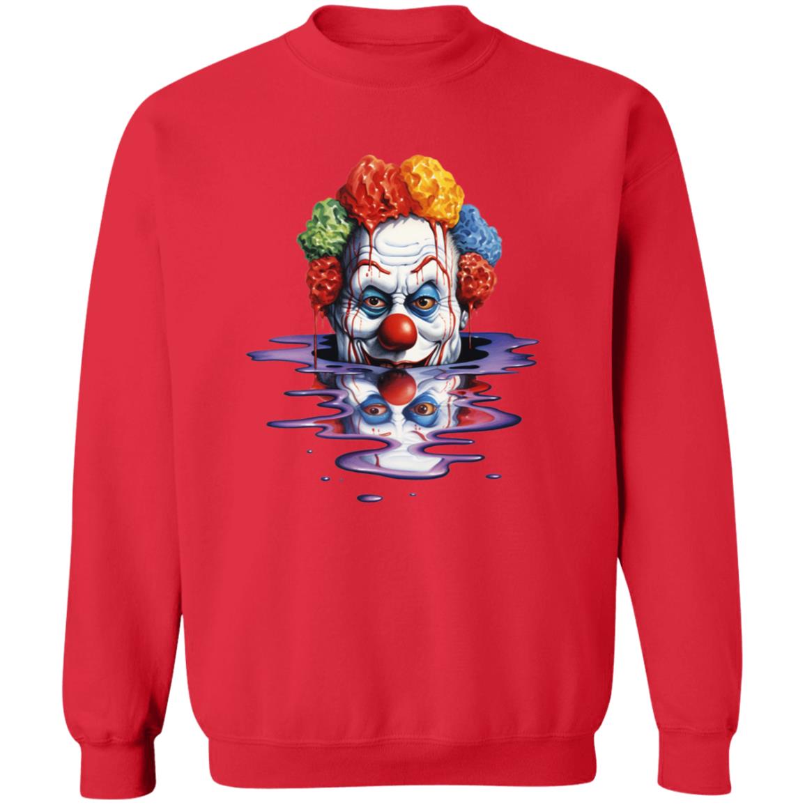 Pullover Sweatshirt Submerged Clown