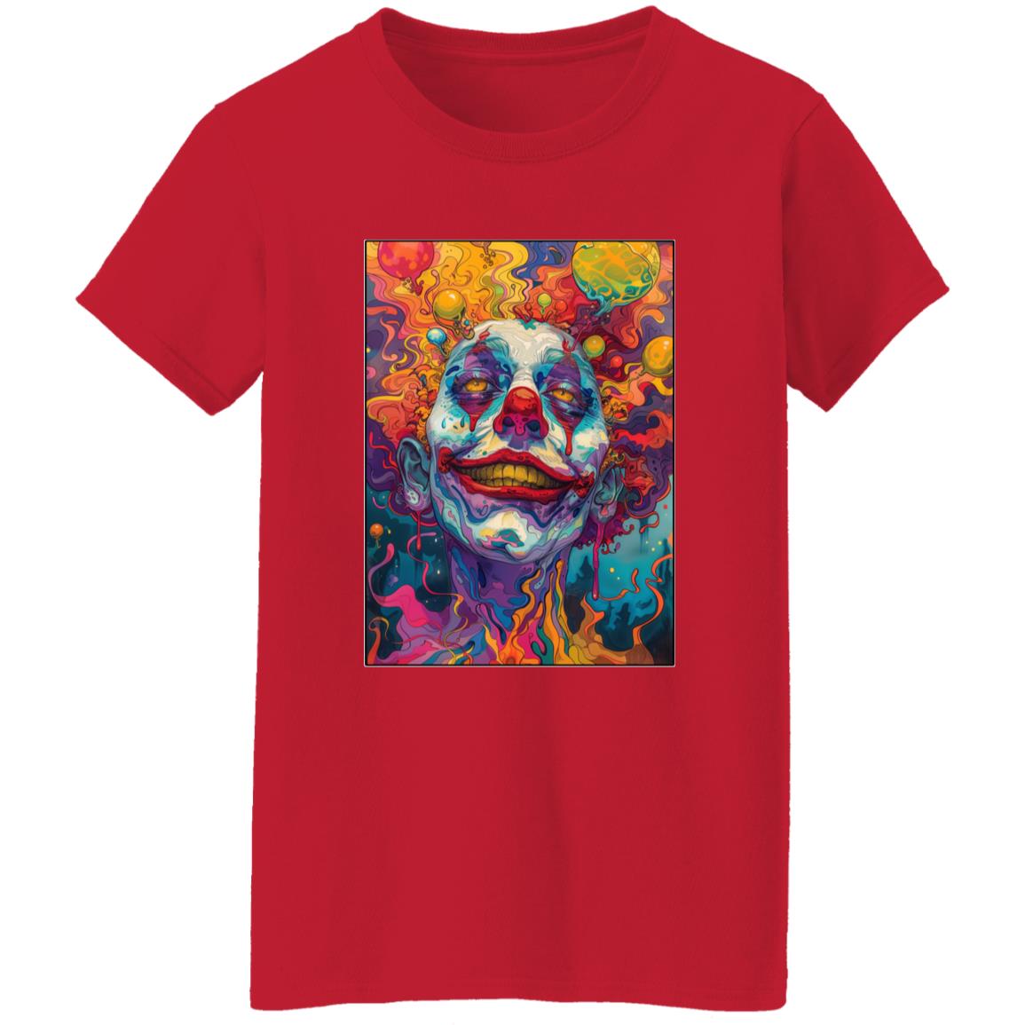 Oversized T-Shirt Psychedelic Clown