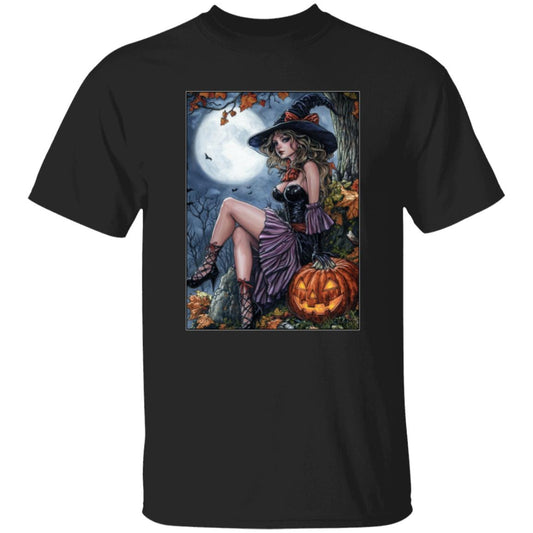 Oversized T-Shirt Halloween Witch