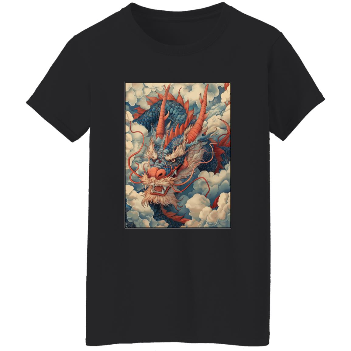 Oversized T-Shirt Chinese Dragon
