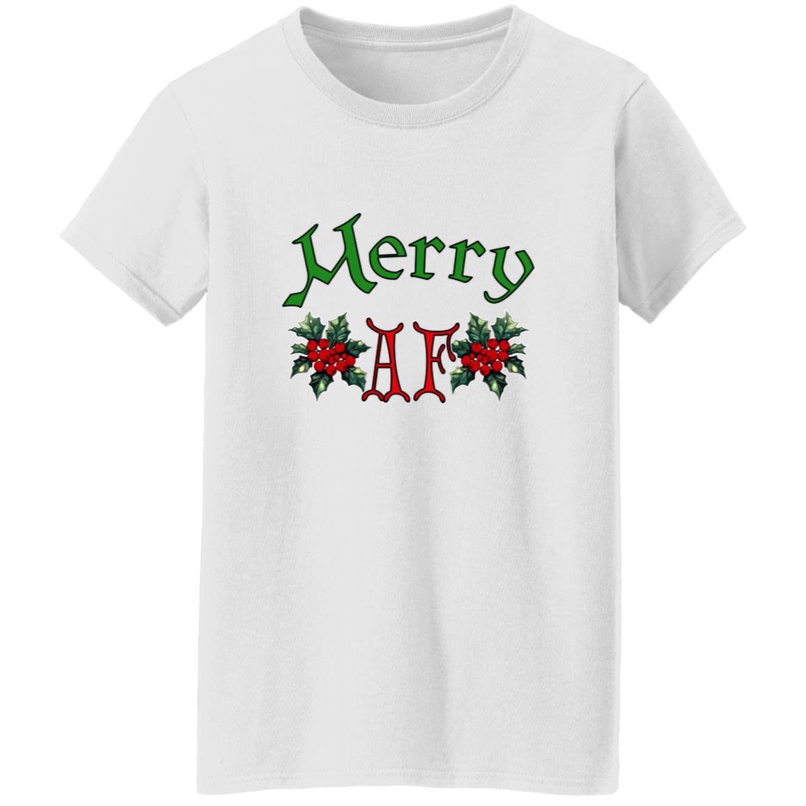 Oversized T-Shirt Merry AF