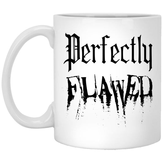 11oz White Mug Perfect Flawed