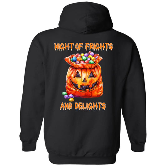 Zip Up Hooded Sweatshirt Night Of Frights And Delights