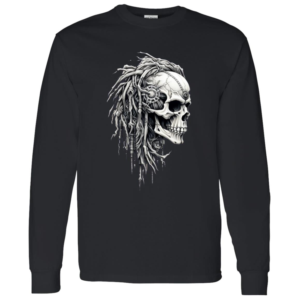 LS T-Shirt Bio Mechanical Skull