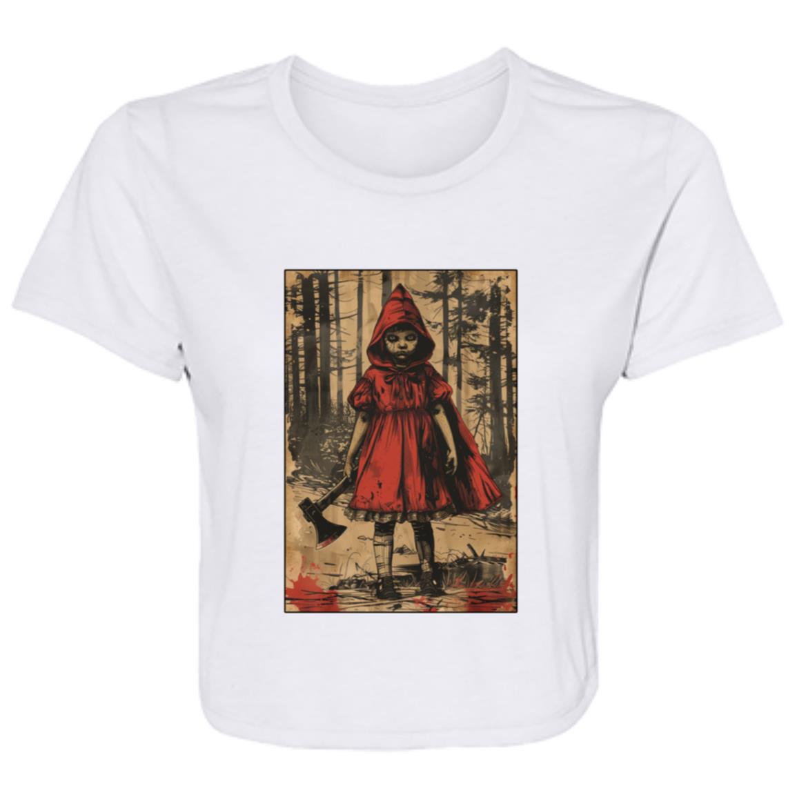 Flowy Cropped Tee Red Riding Hood
