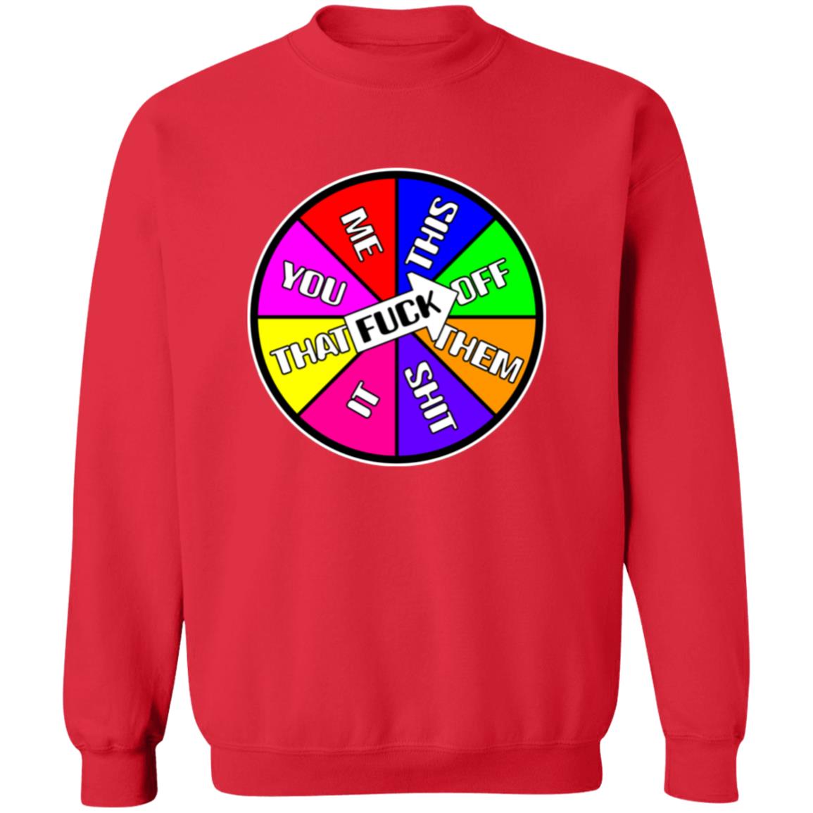 Pullover Sweatshirt Fuck Spinner