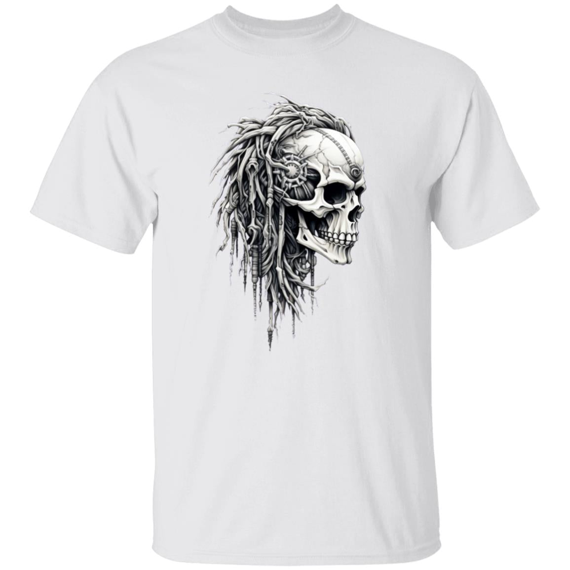 Oversized T-Shirt Bio Mechanical Skull