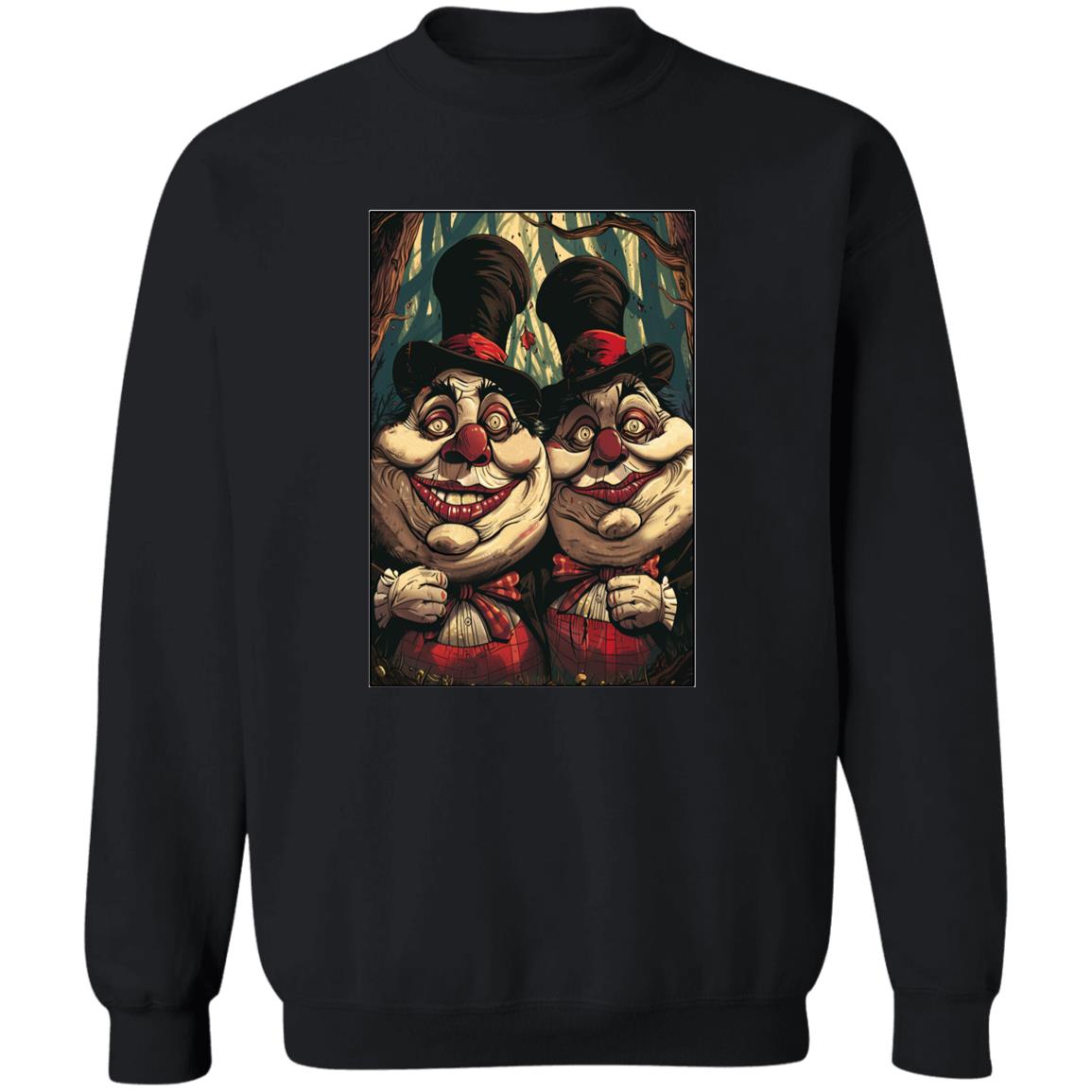 Pullover Sweatshirt Tweedle Dee & Tweedle Dum