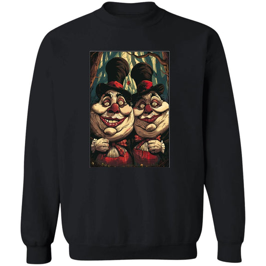 Pullover Sweatshirt Tweedle Dee & Tweedle Dum