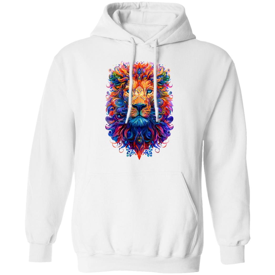 Pullover Hoodie Psychedelic Lion