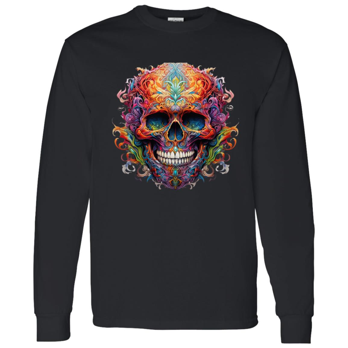 LS T-Shirt Ornamental Skull