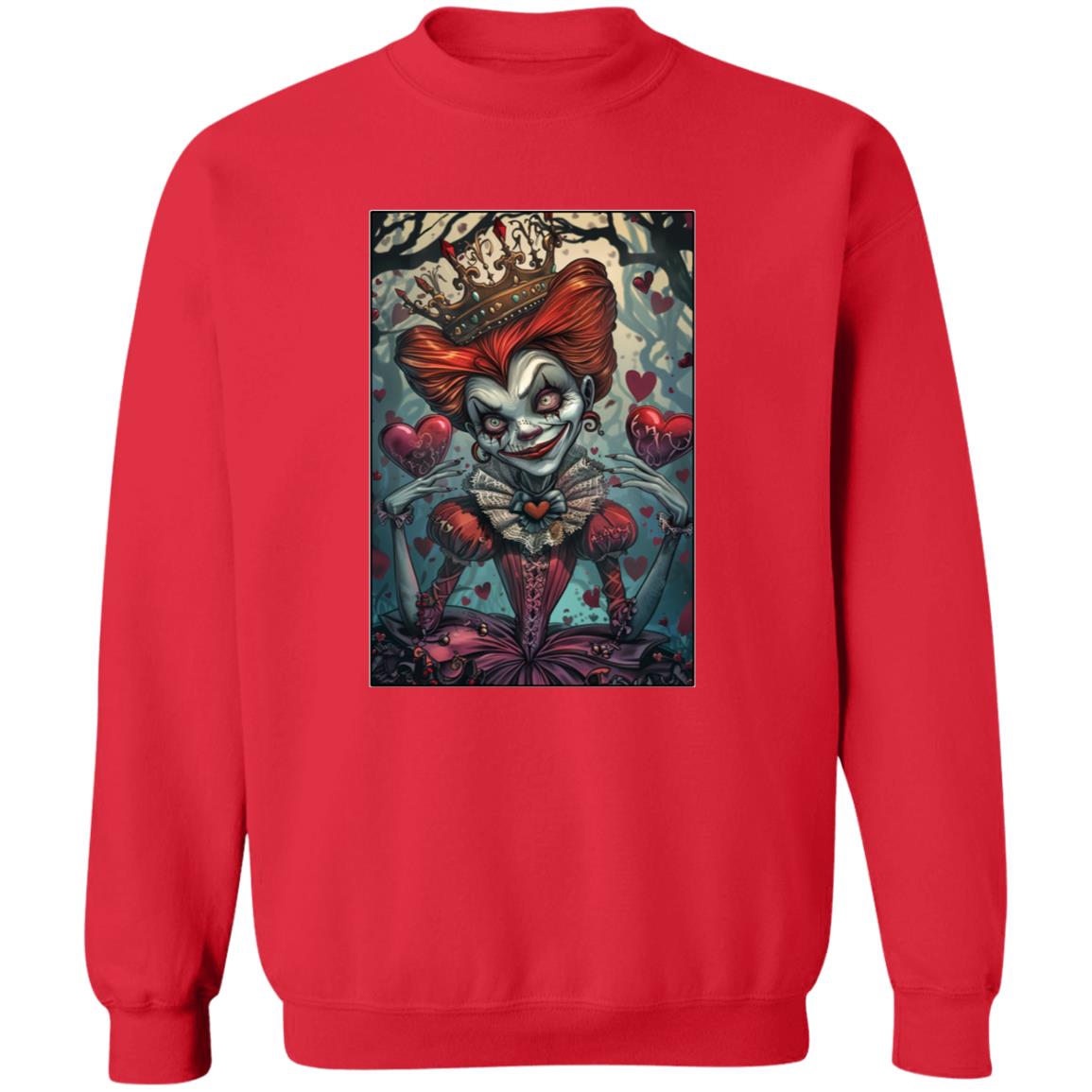 Pullover Sweatshirt Queen Of Hearts