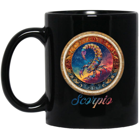 11oz Black Mug Zodiac Scorpio